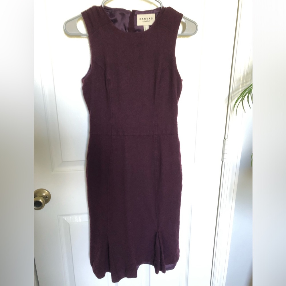 Lands end plum dress